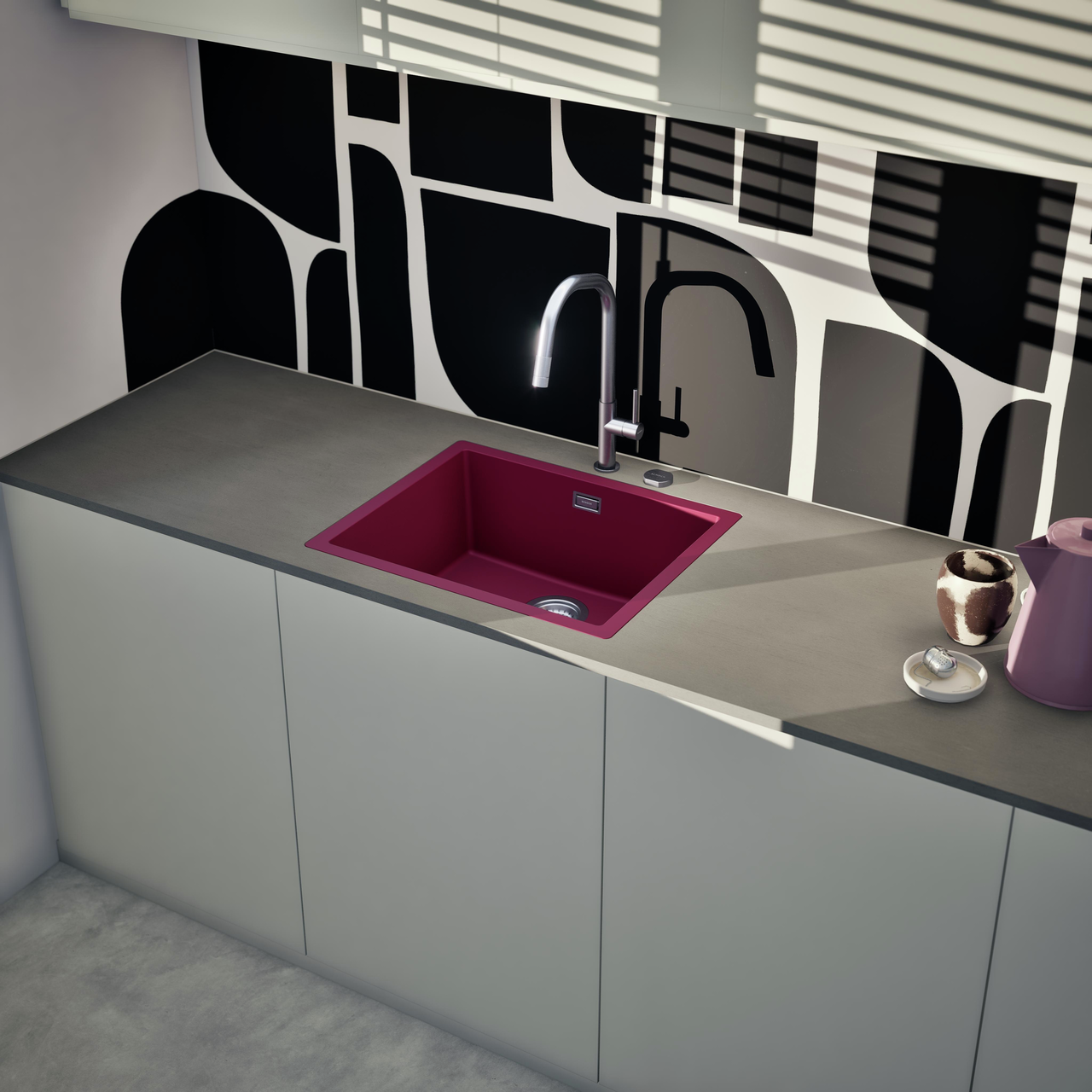 Dřez FORMHAUS D-100LS NERO